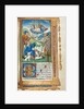 Printed Book of Hours: fol. 36r, Annunciation to the Shepherds, 1510 by Guillaume Le Rouge