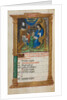 Printed Book of Hours: fol. 3v, February calendar illustration, 1510 by Guillaume Le Rouge