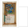 Printed Book of Hours: fol. 3v, February calendar illustration, 1510 by Guillaume Le Rouge