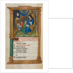 Printed Book of Hours: fol. 3v, February calendar illustration, 1510 by Guillaume Le Rouge