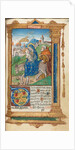 Printed Book of Hours: fol. 42r, Flight into Egypt, 1510 by Guillaume Le Rouge