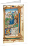 Printed Book of Hours: fol. 42r, Flight into Egypt, 1510 by Guillaume Le Rouge