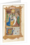 Printed Book of Hours: fol. 58r, Pentecost, 1510 by Guillaume Le Rouge