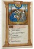 Printed Book of Hours: fol. 5v, April calendar illustration, 1510 by Guillaume Le Rouge