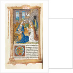 Printed Book of Hours: fol. 60v, The Annunciation, 1510 by Guillaume Le Rouge