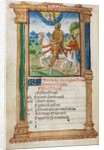 Printed Book of Hours: fol. 6v, May calendar illustration, 1510 by Guillaume Le Rouge