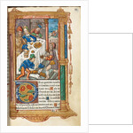 Printed Book of Hours: fol. 73r, Lazarus, 1510 by Guillaume Le Rouge