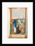 Printed Book of Hours: fol. 84v, Dominican Nun in Prayer, 1510 by Guillaume Le Rouge