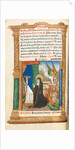 Printed Book of Hours: fol. 84v, Dominican Nun in Prayer, 1510 by Guillaume Le Rouge