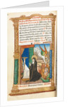 Printed Book of Hours: fol. 84v, Dominican Nun in Prayer, 1510 by Guillaume Le Rouge