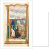 Printed Book of Hours: fol. 84v, Dominican Nun in Prayer, 1510 by Guillaume Le Rouge