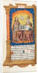 Printed Book of Hours: fol. 94v, The Trinity, 1510 by Guillaume Le Rouge