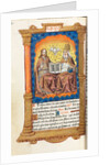 Printed Book of Hours: fol. 94v, The Trinity, 1510 by Guillaume Le Rouge