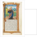 Printed Book of Hours: fol. 96r, St. Augustine, 1510 by Guillaume Le Rouge