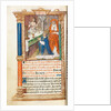 Printed Book of Hours: fol. 96v, Mass of St. Gregory, 1510 by Guillaume Le Rouge