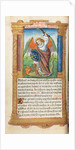 Printed Book of Hours: fol. 97v, St. Michael the Archangel, 1510 by Guillaume Le Rouge