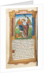 Printed Book of Hours: fol. 97v, St. Michael the Archangel, 1510 by Guillaume Le Rouge