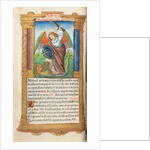 Printed Book of Hours: fol. 97v, St. Michael the Archangel, 1510 by Guillaume Le Rouge
