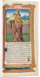 Printed Book of Hours: fol. 98r, St. John the Baptist, 1510 by Guillaume Le Rouge