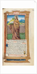 Printed Book of Hours: fol. 98r, St. John the Baptist, 1510 by Guillaume Le Rouge