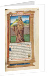 Printed Book of Hours: fol. 98r, St. John the Baptist, 1510 by Guillaume Le Rouge