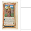 Printed Book of Hours: fol. 98r, St. John the Baptist, 1510 by Guillaume Le Rouge