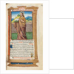 Printed Book of Hours: fol. 98r, St. John the Baptist, 1510 by Guillaume Le Rouge