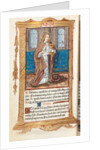 Printed Book of Hours: fol. 98v, St. John the Evangelist, 1510 by Guillaume Le Rouge