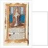 Printed Book of Hours: fol. 98v, St. John the Evangelist, 1510 by Guillaume Le Rouge