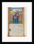 Printed Book of Hours: fol. 99r, St. Peter, 1510 by Guillaume Le Rouge