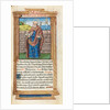 Printed Book of Hours: fol. 99r, St. Peter, 1510 by Guillaume Le Rouge