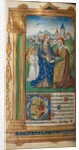 Printed Book of Hours: fol.29v, The Visitation, 1510 by Guillaume Le Rouge