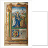 Printed Book of Hours: fol.29v, The Visitation, 1510 by Guillaume Le Rouge