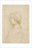 Profile of a Girl Holding a Candle, 1400s by Unknown