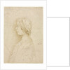 Profile of a Girl Holding a Candle, 1400s by Unknown