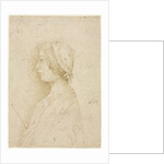 Profile of a Girl Holding a Candle, 1400s by Unknown