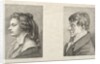 Profile Portrait of a Woman and a Man by Lorenzo II Quaglio