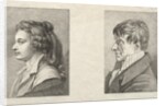 Profile Portrait of a Woman and a Man by Lorenzo II Quaglio