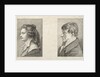 Profile Portrait of a Woman and a Man by Lorenzo II Quaglio