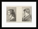 Profile Portrait of a Woman and a Man by Lorenzo II Quaglio