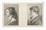 Profile Portrait of a Woman and a Man by Lorenzo II Quaglio