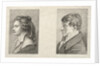 Profile Portrait of a Woman and a Man by Lorenzo II Quaglio