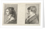 Profile Portrait of a Woman and a Man by Lorenzo II Quaglio