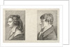 Profile Portrait of a Woman and a Man by Lorenzo II Quaglio