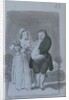 Prostitute Soliciting a Fat, Ugly Man, 1796-97 by Francisco de Goya