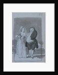 Prostitute Soliciting a Fat, Ugly Man, 1796-97 by Francisco de Goya