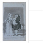 Prostitute Soliciting a Fat, Ugly Man, 1796-97 by Francisco de Goya