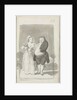 Prostitute Soliciting a Fat, Ugly Man; Young Woman Wringing Her Hands…, 1796-97 by Francisco de Goya