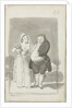 Prostitute Soliciting a Fat, Ugly Man; Young Woman Wringing Her Hands…, 1796-97 by Francisco de Goya