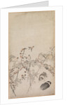 Puppies, Sparrows and Chrysanthemums, 1754-1799 by Nagasawa Rosetsu